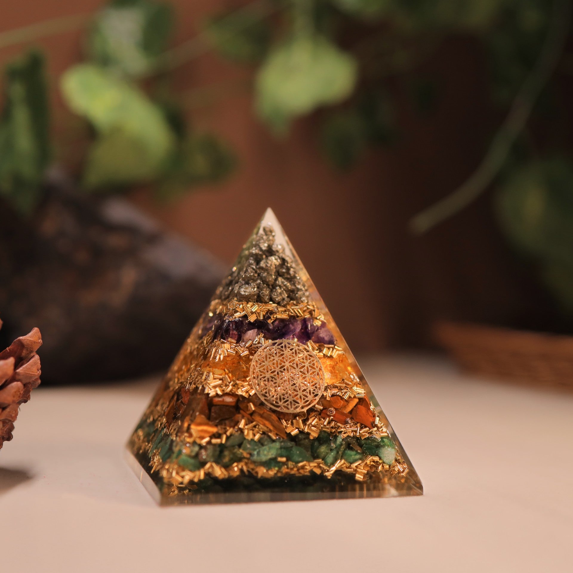 Original Crystal Money Magnet Pyramid