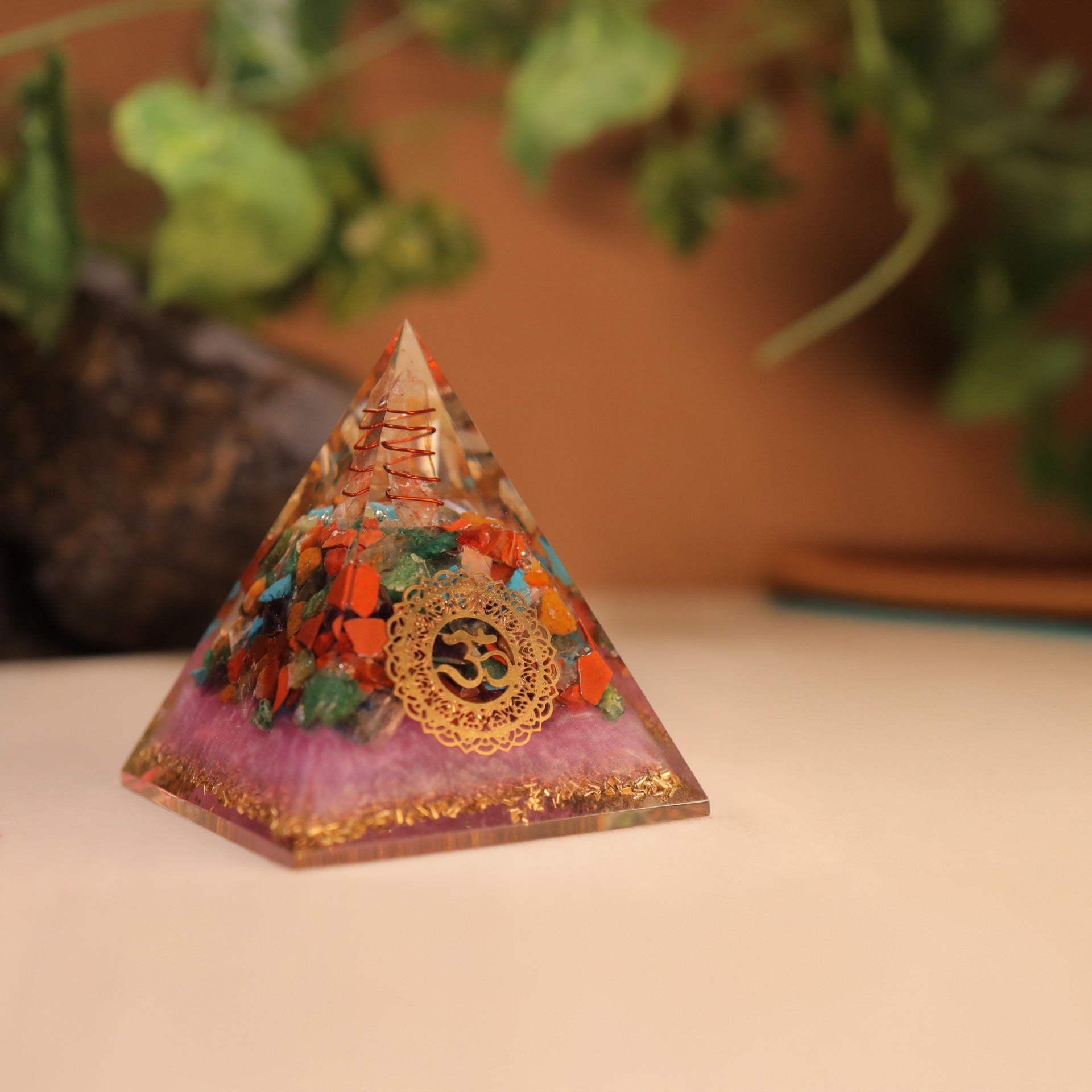 Orgonite Multi Stone Health Pyramid