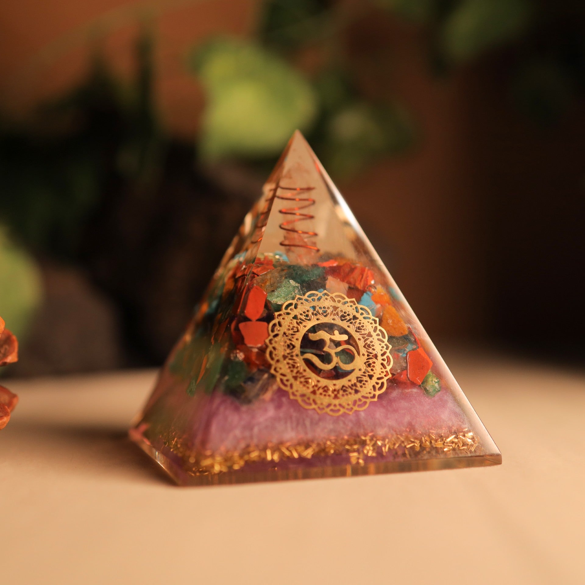 Orgonite Multi Stone Health Pyramid
