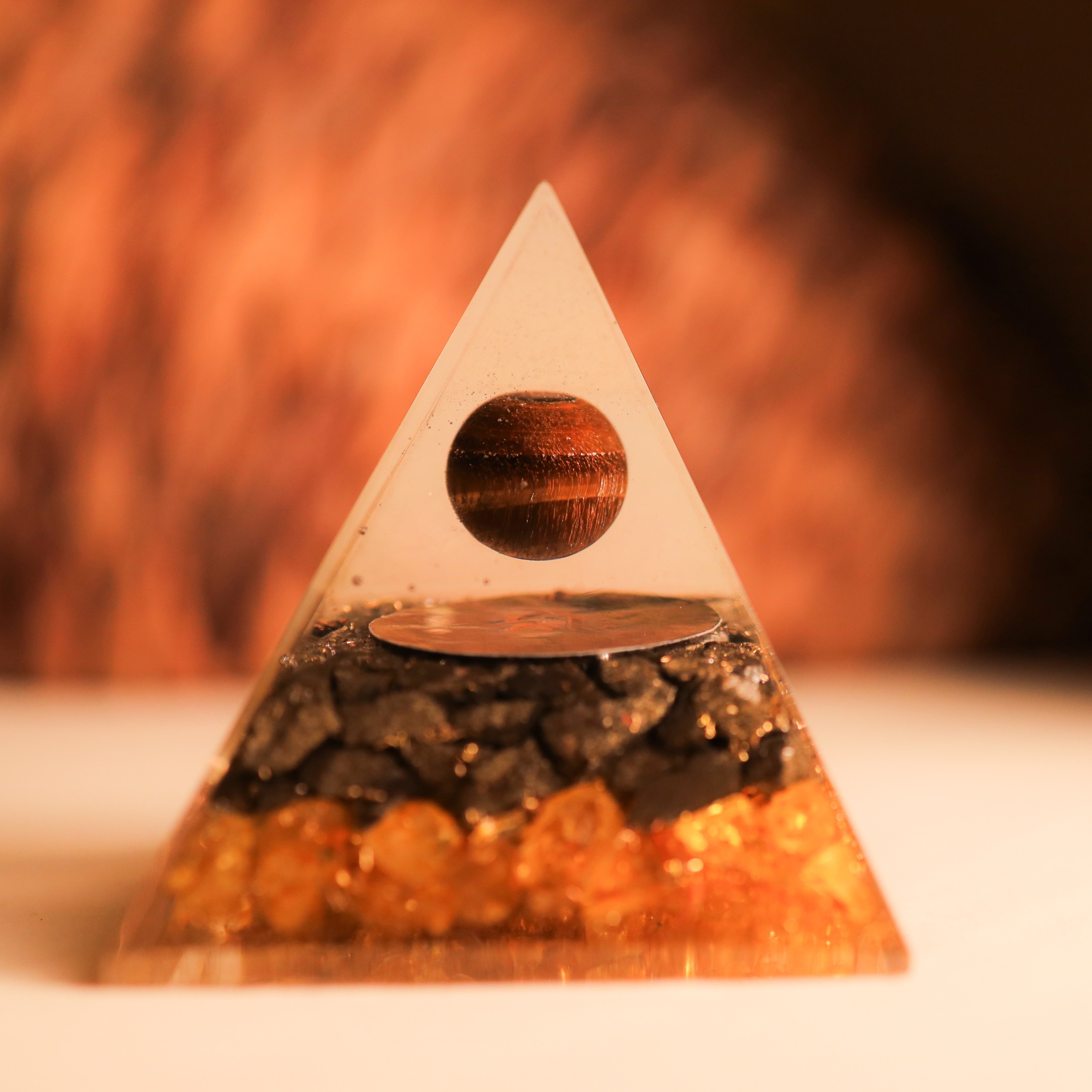 Dhan-yog Orgonite Pyramid