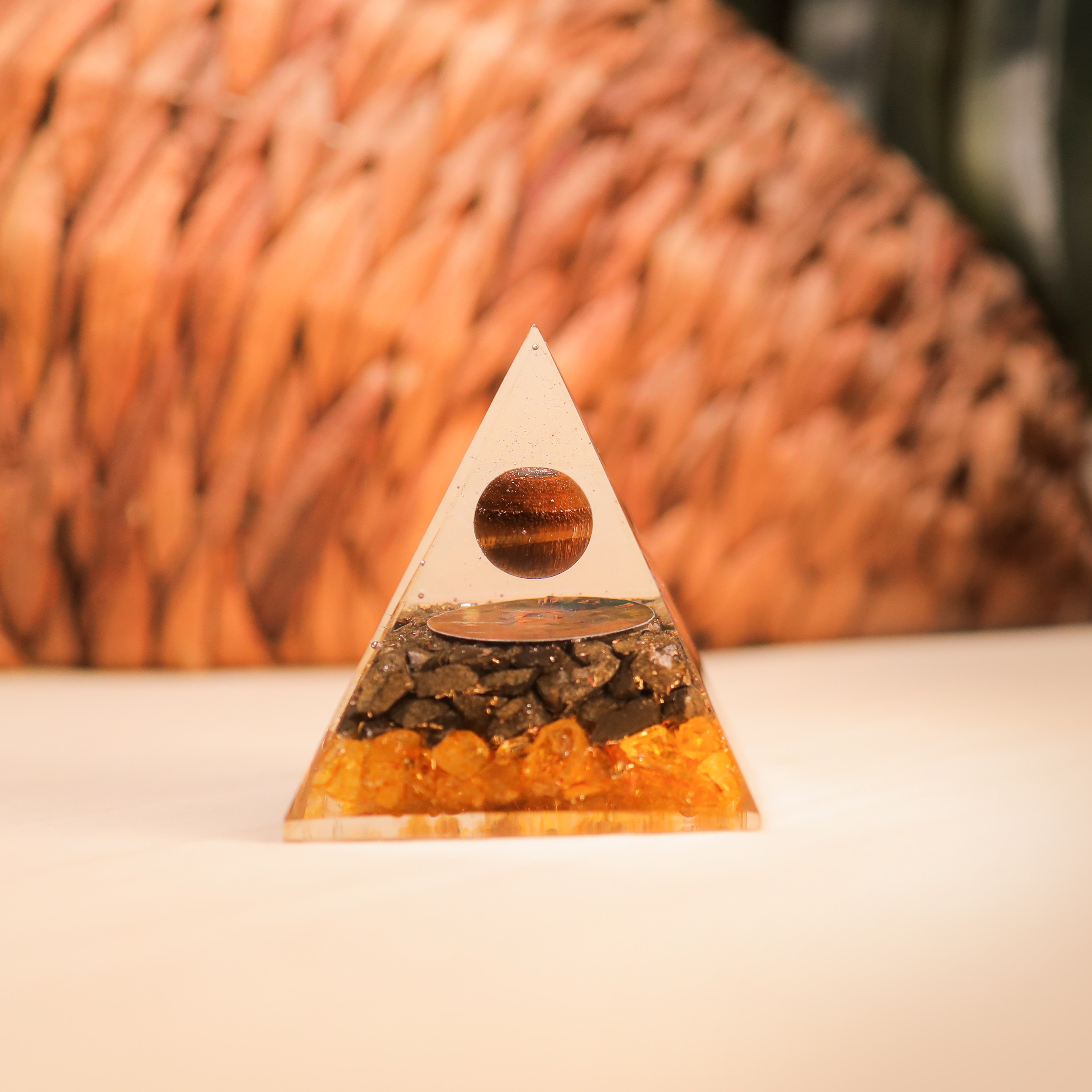 Dhan-yog Orgonite Pyramid