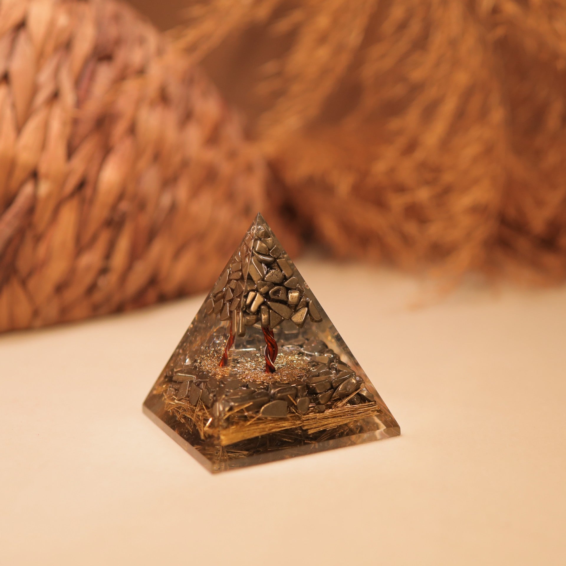 Pyrite Money Magnet Pyramid