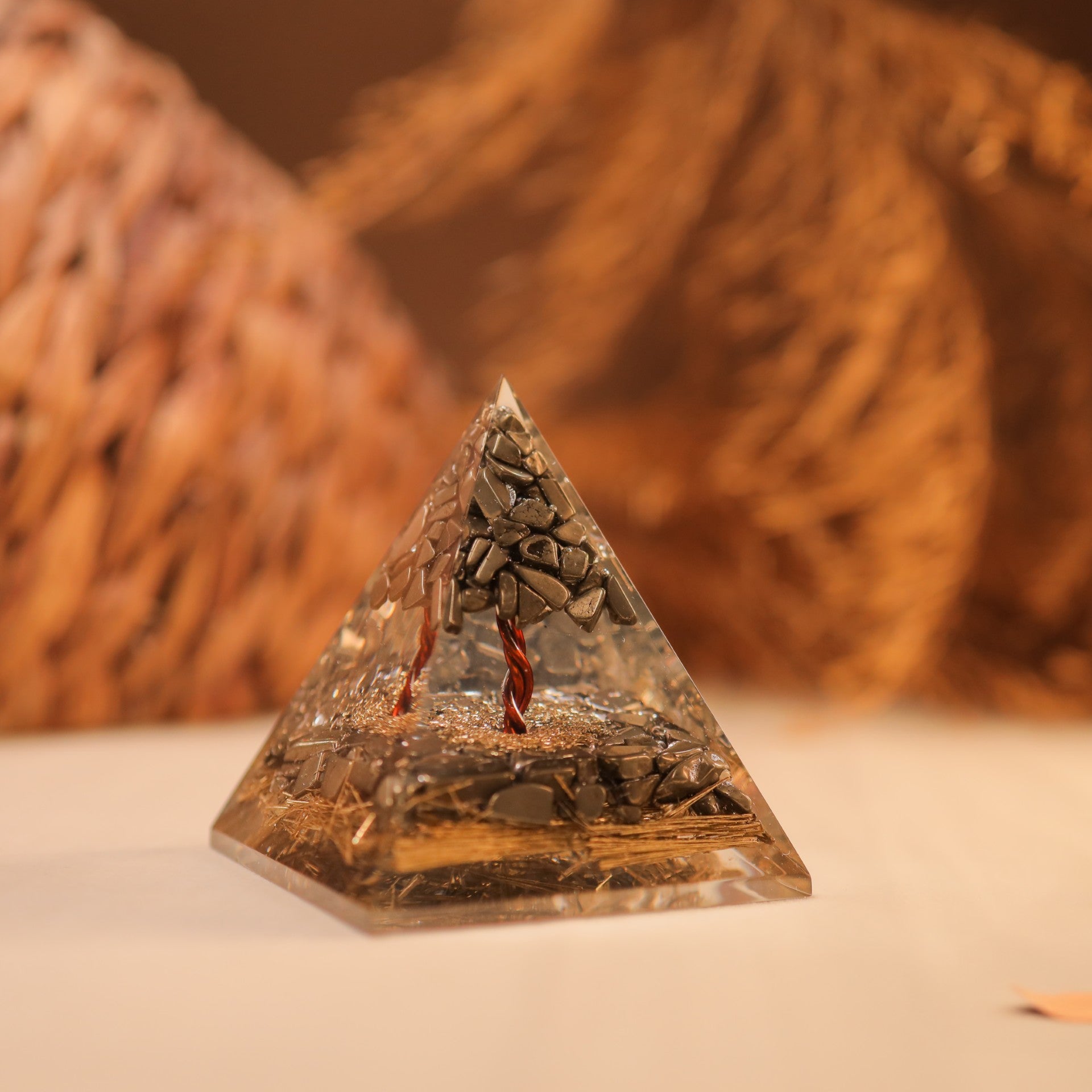 Pyrite Money Magnet Pyramid