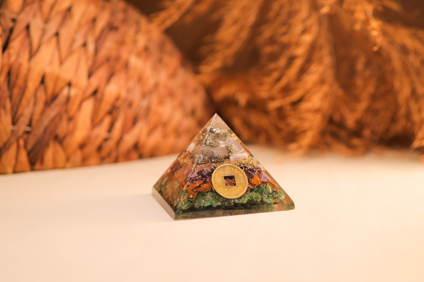 Original Crystal Money Magnet Pyramid