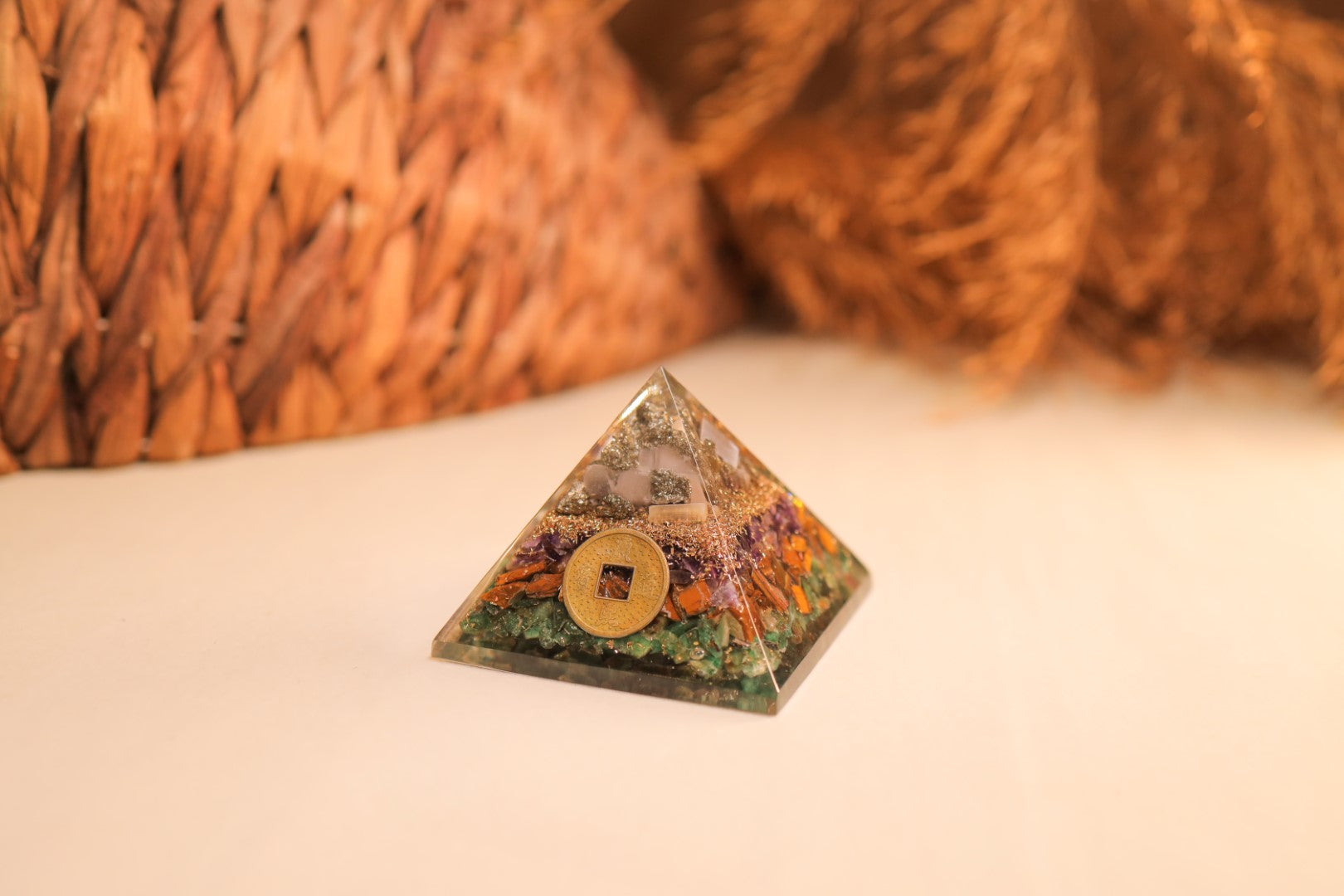 Original Crystal Money Magnet Pyramid