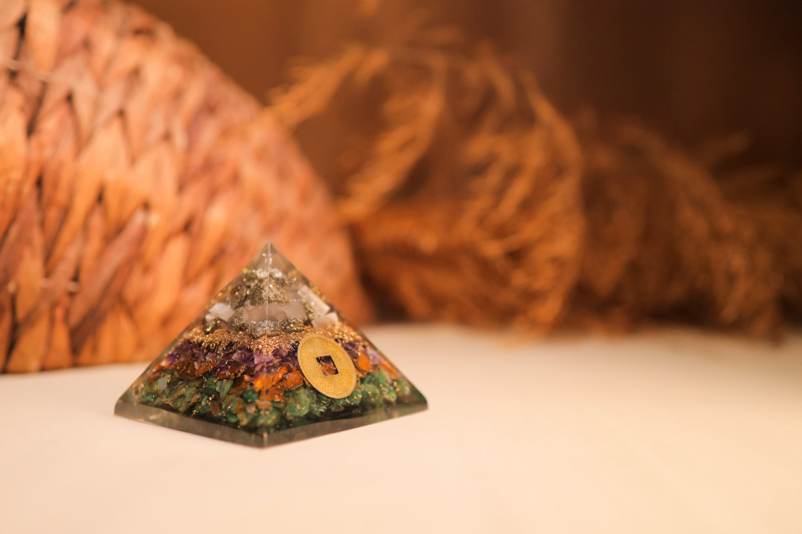 Original Crystal Money Magnet Pyramid