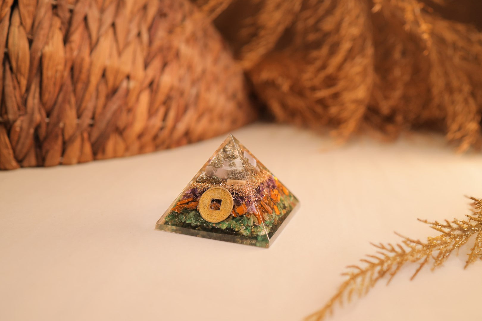 Original Crystal Money Magnet Pyramid