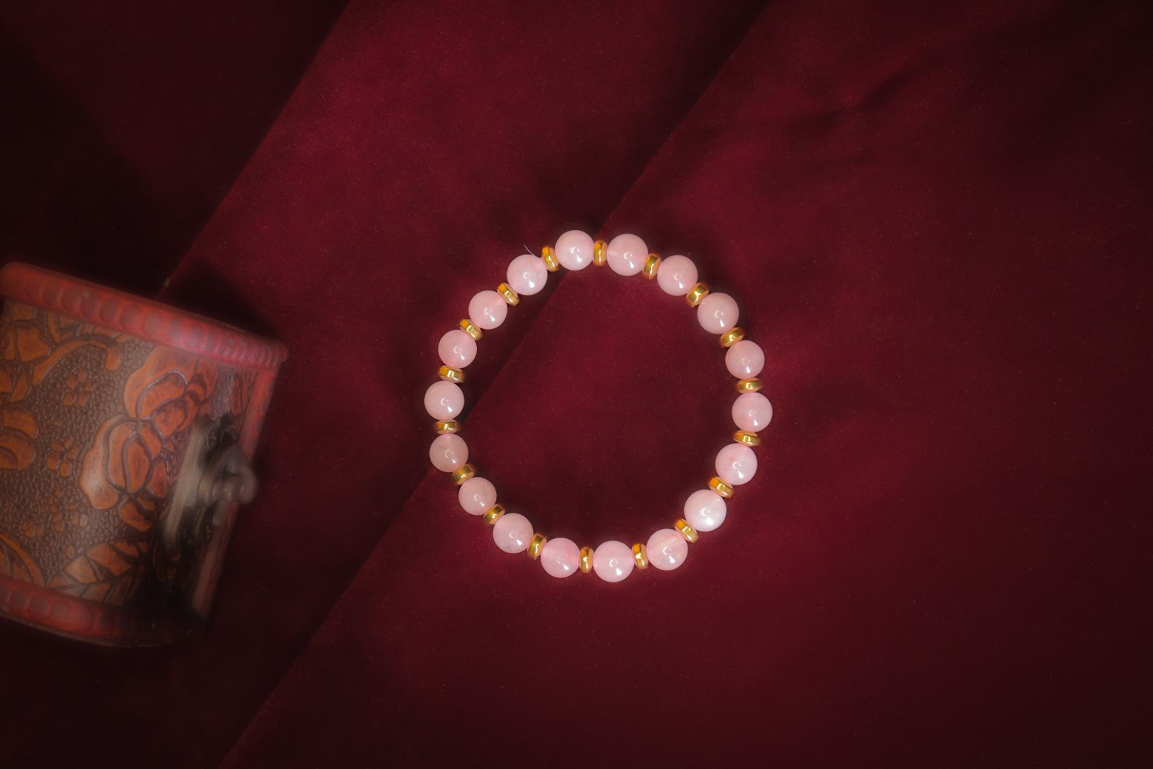 Rose Quartz & Hematite Balance Bracelet