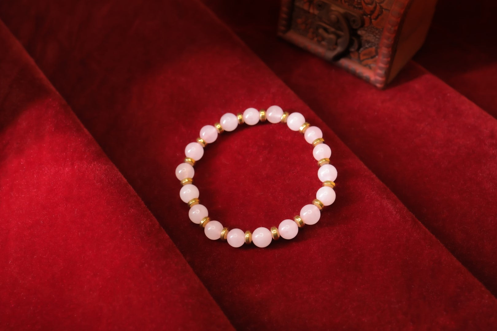 Rose Quartz & Hematite Balance Bracelet