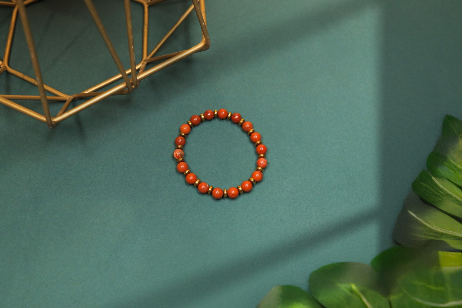 Red Jasper & Hematite Strength Bracelet