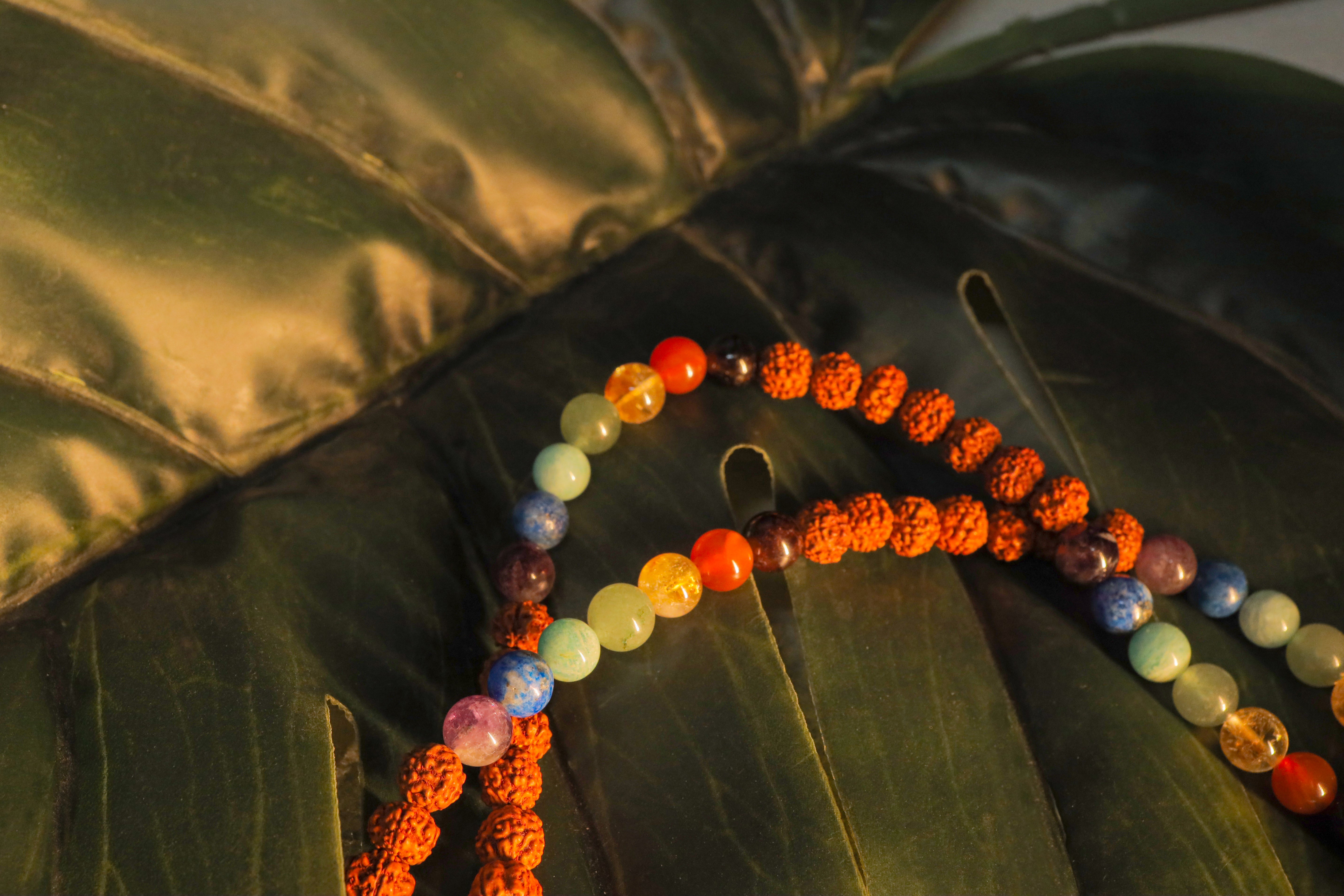 7 Chakra Jap Mala with Rudraksha
