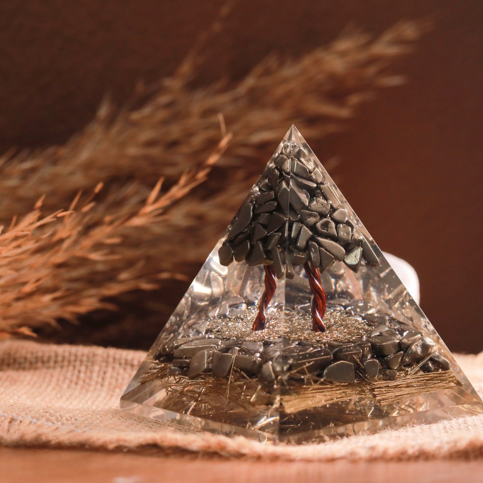 Pyrite Money Magnet Pyramid