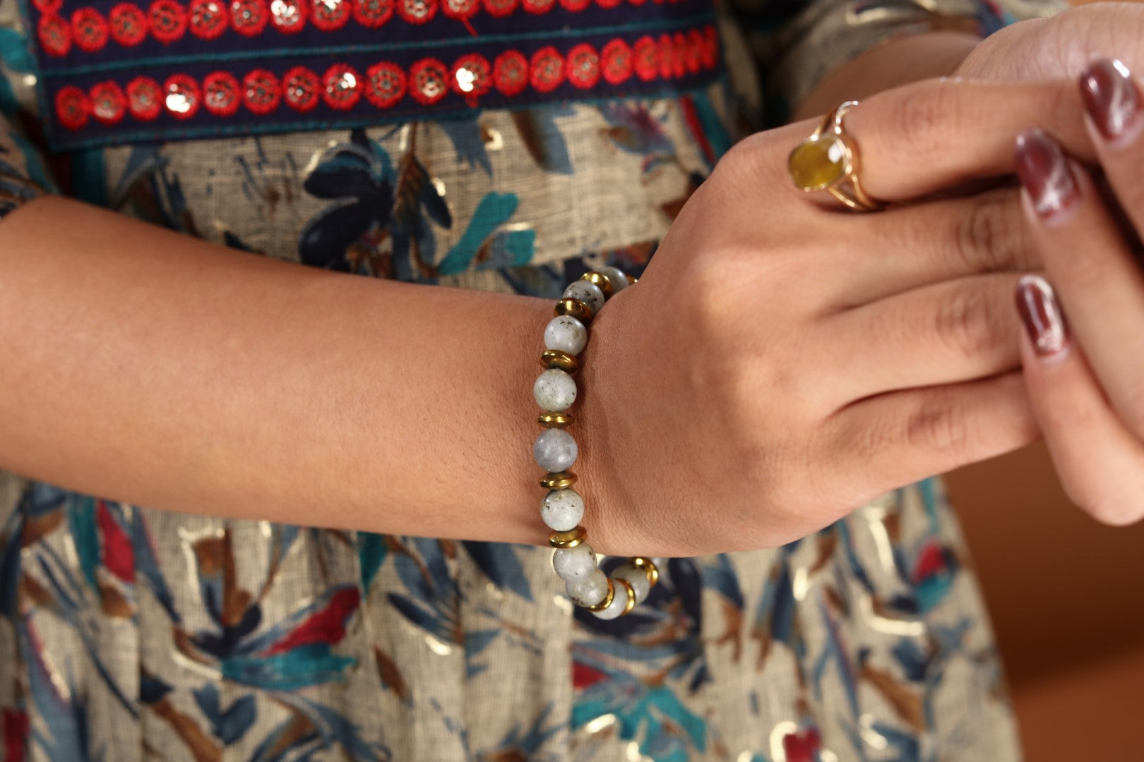 Rainbow Moonstone Intuition Bracelet
