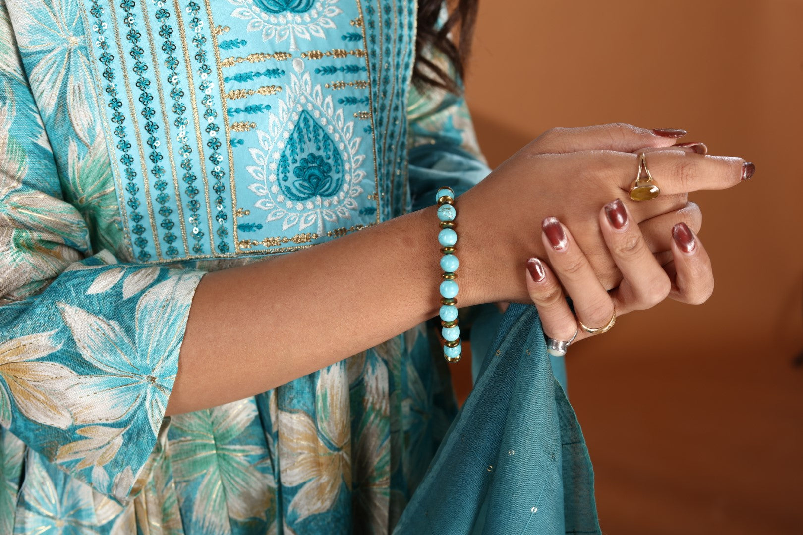 Turquoise Protection & Peace Bracelet