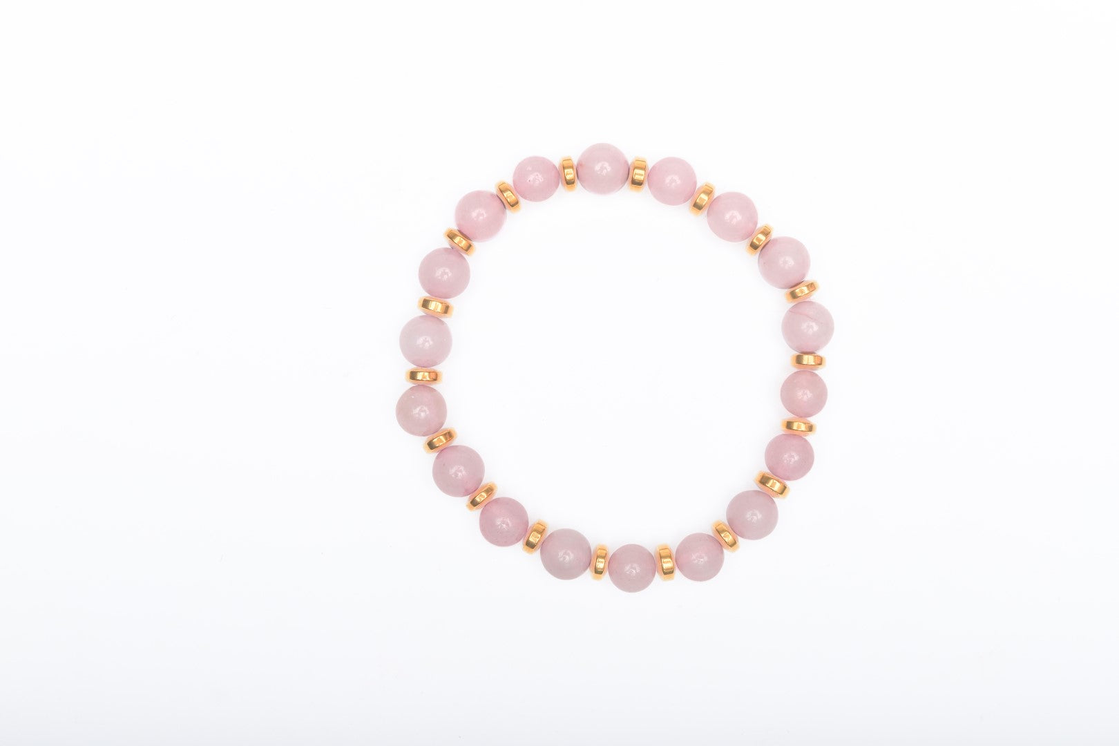 Rose Quartz & Hematite Balance Bracelet