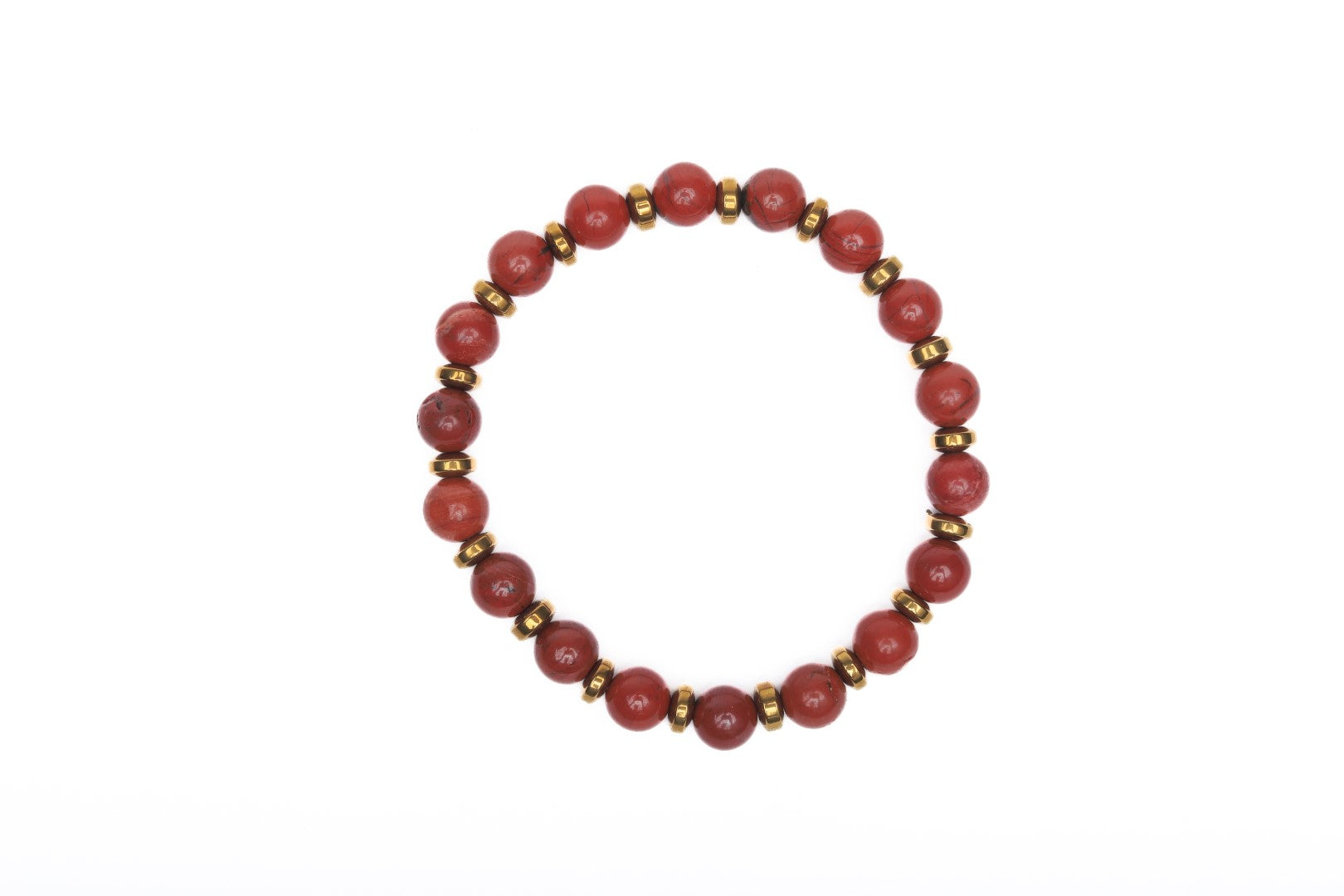 Red Jasper & Hematite Strength Bracelet